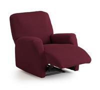 MAXIFUNDAS | Copridivano elasticizzato per poltrona relax colore rosso - Copridivano extra morbido, antiscivolo ed elastico, copridivano elasticizzato modello Inca