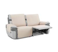 MAXIFUNDAS - Copridivano imbottito Relax 3 posti in Slam, Beige, Salvasofà Repellente ai liquidi e con retro antiscivolo.