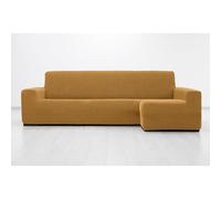 MAXIFUNDAS FUNDAS DE SOFA & CHAISE LONGUE. Fodera per chaise longue, super elastica, con braccio destro lungo (Mirando di fronte), giallo. Copridivano super elastico Chaise Longue