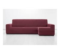 MAXIFUNDAS FUNDAS DE SOFA & CHAISE LONGUE. Fodera per chaise longue, super elastica, con braccio destro lungo (davanti a sinistra), fucsia scuro. Copridivano super elastico Chaise Longue