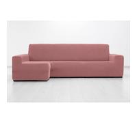 MAXIFUNDAS FUNDAS DE SOFA & CHAISE LONGUE. Fodera per chaise longue, super elastica, con braccio sinistro lungo (Mirando di fronte), rosa pastello. Copridivano super elastico Chaise Longue