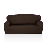 MAXIFUNDAS FUNDAS DE SOFA & CHAISE LONGUE Maxxicover - Copridivano elasticizzato Strada 1 posto marrone