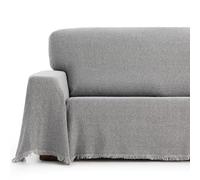 MAXIFUNDAS | Plaid 180 x 260 valida per divano o letto, copriletto multiuso Mags colore grigio - Plaid divano al tatto extra morbido e comfort totale, plaid per letto made in spain