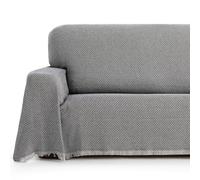 MAXIFUNDAS | Plaid 180 x 260 valida per divano o letto, plaid divano colore grigio - copriletto multiuso al tatto extra morbido e confortevole, plaid divano o letto modello Zen