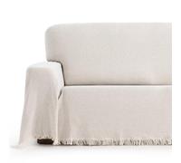 MAXIFUNDAS | Plaid 230 x 260 valida per divano o letto, plaid divano colore grigio chiaro, copriletto multiuso al tatto extra morbido e confortevole, plaid divano o letto modello Zen