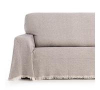MAXIFUNDAS | Plaid Plaid 180 x 260 valida per divano o letto - Plaid divano colore marrone - copriletto multiuso extra morbido e confortevole - plaid divano o letto modello Zen…
