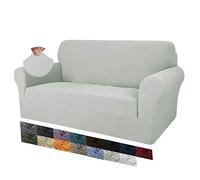 MAXIJIN Fodere per divano jacquard creative per 2 posti, 1 pezzo copridivano antiscivolo super elasticizzato per divano per cani protezione per mobili per animali domestici (2 Posti, Avorio)