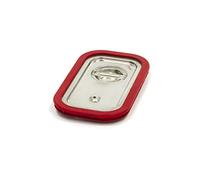 Maxima Coperchio Gastronorm - 1/4 GN - Acciaio Inox - Chiusura Ermetica