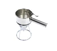 Maxima Erogatore di pastella - 1,3 L - acciaio inox - con pulsante dosatore