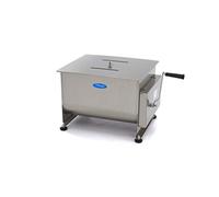 Maxima Gastro - Frullatore per carne, 40 l, 35 kg, a doppio asse, manuale
