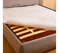 MAXIME MAISON - Coprirete Una Piazza e Mezza 120x190 in Feltro con Lacci agli Angoli, Materiale Anallergico e Antiacaro, Traspirante, Manifattura Made in Italy