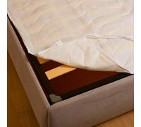 MAXIME MAISON - Coprirete Una Piazza e Mezza Francese 140x190 Trapuntato con Imbottitura, Lacci agli Angoli, Materiale Anallergico e Antiacaro, Traspirante, Manifattura Made in Italy