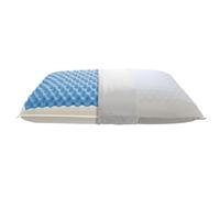 MAXIME MAISON - Cuscino Memory Foam Bugnato ad Effetto Massaggiante, Cuscini Letto Matrimoniale Made in Italy, Guanciale Letto, Cuscini per Cervicale per Dormire (1, Fodera Classica, Altezza 13)