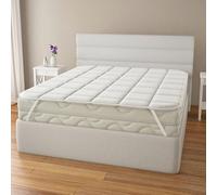 MAXIME MAISON - Topper Matrimoniale 180x190 Trapuntato con Elastici per Fissaggio, Topper Materasso Matrimoniale Imbottitura 700gr/mq, Protegge il Materasso dall'Usura e Migliora la Qualità del Sonno