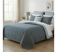 MAXIME MAISON - Trapuntino Una Piazza e Mezza per la Mezza Stagione ti Accompagnerà dalla Primavera all'Autunno, Copriletto Estivo da 100gr/mq, in Morbida Microfibra Leggera (Grigio)