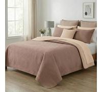 MAXIME MAISON - Trapuntino Una Piazza e Mezza per la Mezza Stagione ti Accompagnerà dalla Primavera all'Autunno, Copriletto Estivo da 100gr/mq, in Morbida Microfibra Leggera (Tortora)