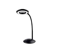 Maximex 9936801500 Lampada da Tavolo a LED, con Lente d'Ingrandimento, Nero