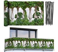 Maximex 9939970500 Protezione Frangivista per Balcone, Edera, 5 M, Multicolore