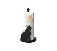 Maximex porta rotolo da cucina con gatto nero, altezza 30 cm