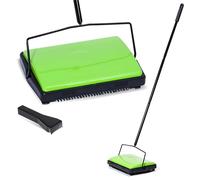 (TG. taglia unica) Maximex Scopa per tappeti verde, Ferro, 28 x 105 x 19 cm, Ner