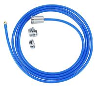 Maximex Scovolino Elettrico MOD. Twister pulitore Tubi Scarico intasati con ugello Ottone e Sistema Easy-Clip per Pulizia 3 x 250 x 3 cm Blu