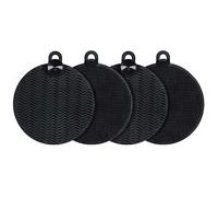Maximex Spugna in silicone, spugna di gomma riutilizzabile con rivestimento antiaderente, spugne flessibili in silicone per sporco leggero e ostinato, spugna igienica in silicone da cucina, colore