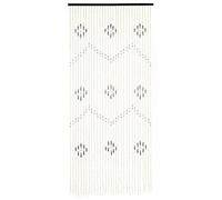 Maximex Tenda Tenda Decorativa sospesa Multicolore con Perline in Legno d'Acero e bambù per Porte e finestre 31 Fili 90 x 200 cm Elegante e Versatile