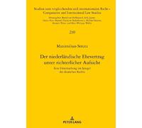 Maximilian Stru Der niederlaendische Ehevertrag unter richter (Copertina rigida)