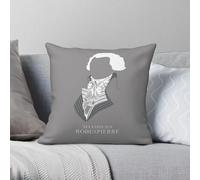 Maximilien Robespierre Jacobin Federa quadrata in poliestere lino velluto modello cerniera decorativa federa per cuscino casa