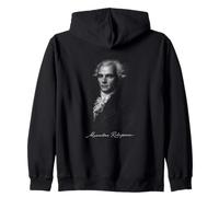 Maximilien Robespierre Rivoluzione Francese Ritratto Felpa con Cappuccio