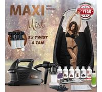 Maximist Evolution tnt 'Mega' Spray Abbronzatura Kit + Tenda, & Molto di Più