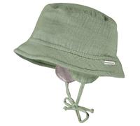 maximo - Baby's Hütchen Musselin Band Ohrenkl. Futter - Cappello 43 cm olivia