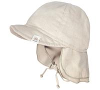 maximo - Baby's Schildmütze Futter Nackenschutz Bindeband - Cappello 47 cm beige