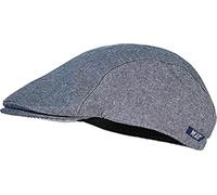 maximo Coppola Cotton Kids Bambini - cap Cappello Piatto Berretto Estivo con Visiera Estate Primavera/Estate - 49 cm Denim