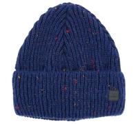 maximo - Girl's Beanie with Effect Yarn Jersey Lining and Turn-up - Berretto 51-53 cm blu
