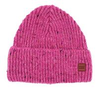 maximo - Girl's Beanie with Effect Yarn Jersey Lining and Turn-up - Berretto 55-57 cm fuchsia