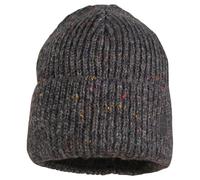 maximo - Girl's Beanie with Effect Yarn Jersey Lining and Turn-up - Berretto 55-57 cm grigio