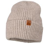 maximo - Girl's Mütze mit Umschlag gerippt - Berretto 55-57 cm grigio