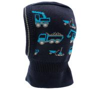 maximo - Mini Boys' Slouch Beanie - Construction Vehicles - Passamontagna 47-49 cm blu