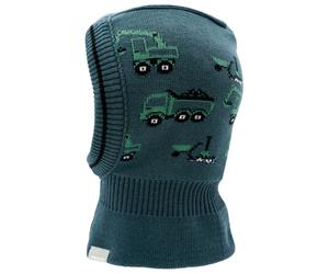 maximo - Mini Boys' Slouch Beanie - Construction Vehicles - Passamontagna 47-49 cm blu