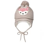 maximo - Mini Girl-Mütze Intarsia Reh - Berretto 47-49 cm grigio