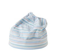 MAXIMO Pot Bonnet, Ringel Jersey, Babyblau, Taille 53