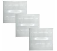 Maximum Security - 3 lenti di ricambio sensore esterno Out smart Outsmart plasti