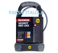 MAXIMUM SICUTITY BIKE LOCK U-Shaped Bike Lock with Cable Yale LIFETIME GARANTEE