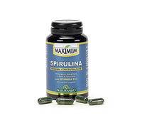 MAXIMUM SPIRULINA integratore vegetale Naturando 100 capsule con vitamina B12
