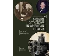 Maxine Jacobson Modern Orthodoxy in American Judaism (Tascabile)