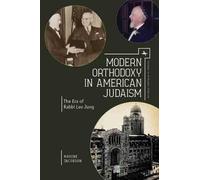 Maxine Jacobson Modern Orthodoxy in American Judaism (Tascabile)