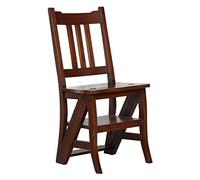 MAXIOCCASIONI Sedia a Scala per libreria Noce