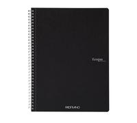 Maxiquaderno EcoQua original - spiralato - A4 - 90 gr - 5 mm - 70 fogli - nero -