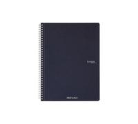 Maxiquaderno EcoQua original - spiralato - A4 - 90gr - 5mm - 70 fogli - blu scur